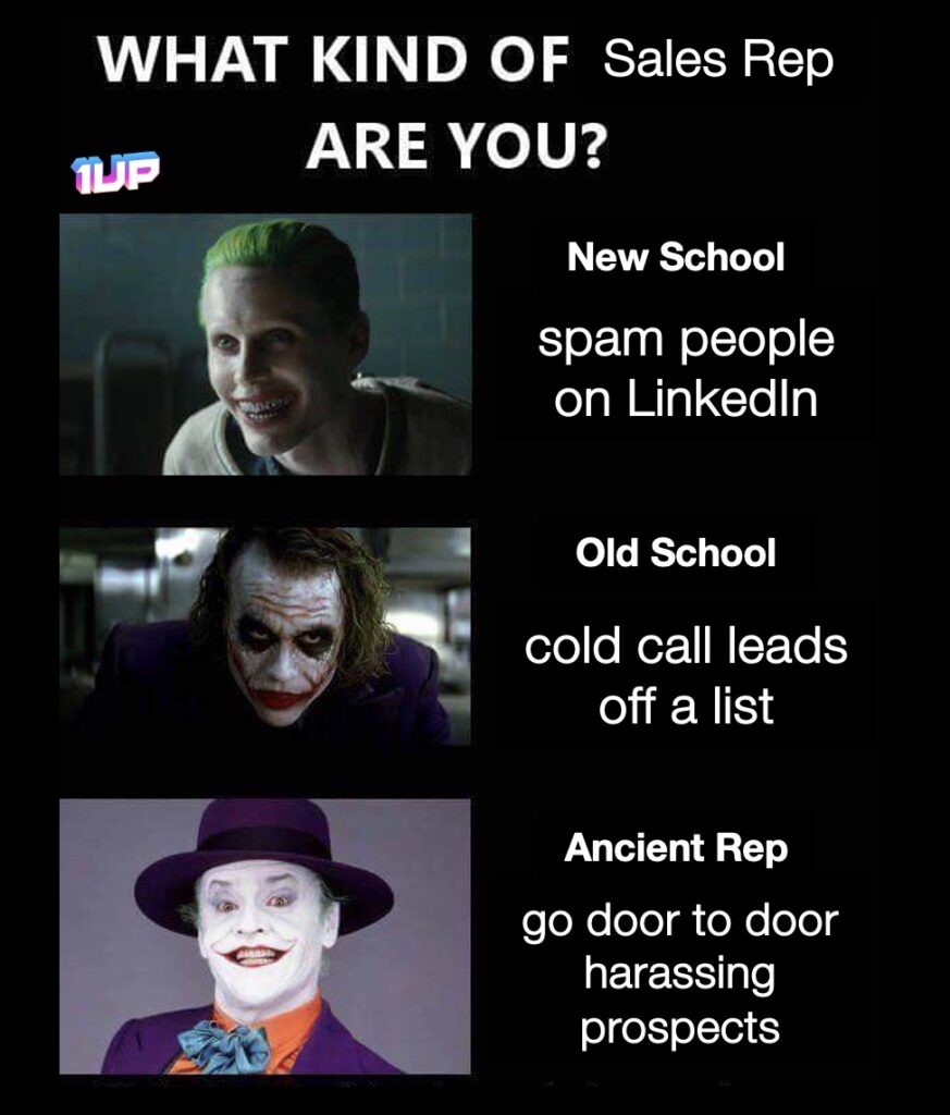 Types of Sales Rep Meme