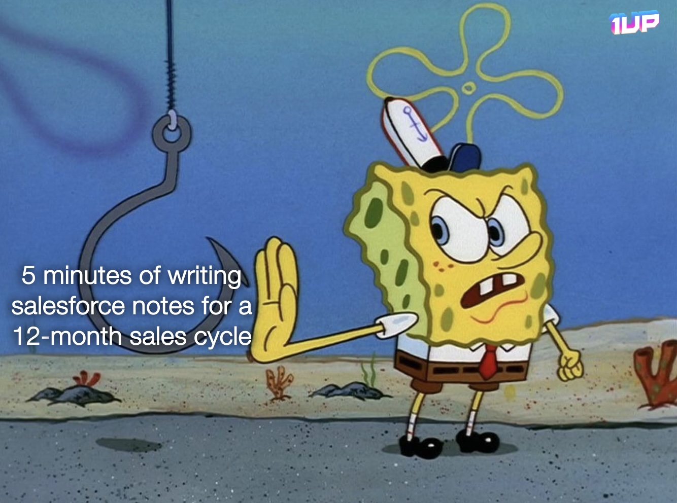 Writing Salesforce Notes Meme